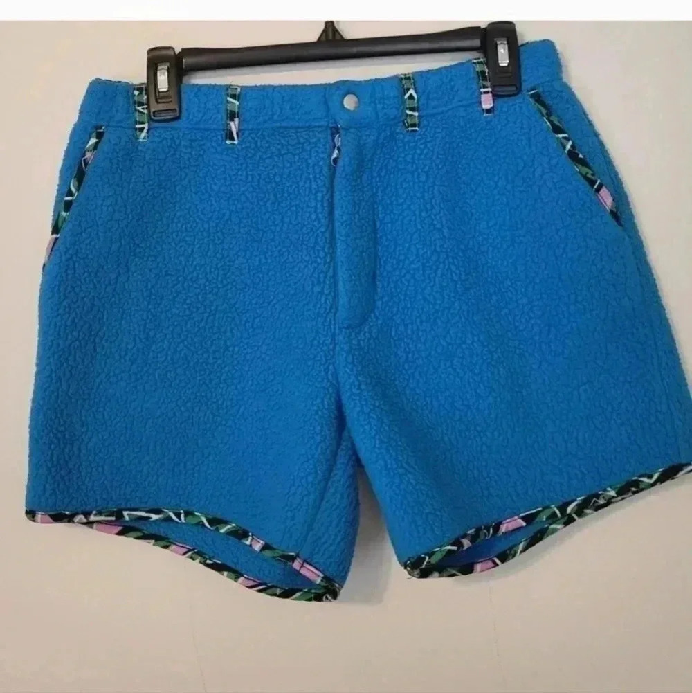 CHUBBIES *Unisex* Blue Fleece with Colorful Trim Shorts(M)